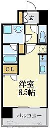 LANDICM1165 ワンルームの間取図画像