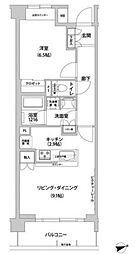 コンフォリア目黒青葉台 1LDKの間取図画像