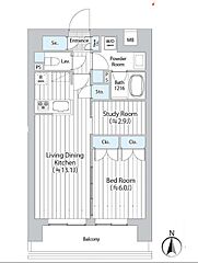 物件の間取り