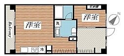 コスモ学芸大学 1LDKの間取図画像