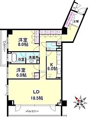 物件の間取り