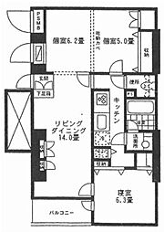 スペラール砧 3LDKの間取図画像