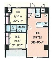 ストアハウス三宿 2LDKの間取図画像
