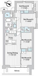 アビティグランデ砧 4LDKの間取図画像