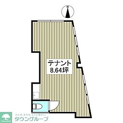 ビラデルソル ワンルームの間取図画像