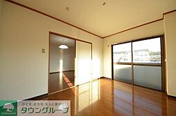 京王高尾線 高尾駅 4.6kmの賃貸アパート 2階2LDKのリビング/ダイニング