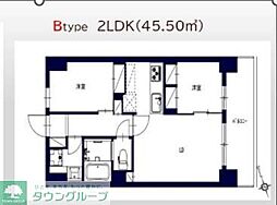 ファミルート八王子 2LDKの間取図画像