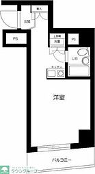 トップ尾久駅前 3階ワンルームの間取り