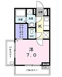Ｍａｉｓｏｎ　ｄｅ　Ｌｅｍｏ 3階1Kの間取り