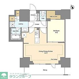 間取図画像 1LDK