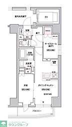 ジェイグランコート上野入谷 1SLDKの間取図画像