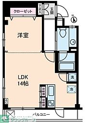 いずみマンション 1LDKの間取図画像