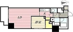 MYRIARESIDENCE根岸柳通り 1Kの間取図画像
