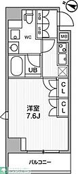 ARKMARK巣鴨 1Kの間取図画像