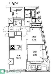 レアライズ町屋 2LDKの間取図画像