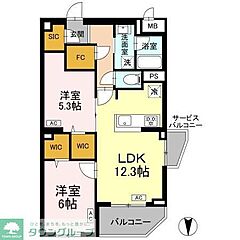 物件の間取り