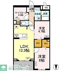 物件の間取り