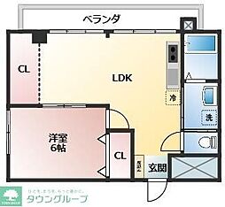 イカリハウス 1LDKの間取図画像