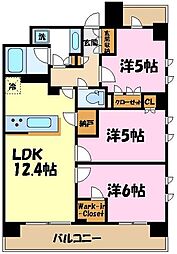 間取図画像 3LDK