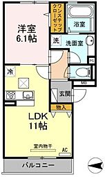 間取図画像 1LDK
