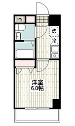 MAKESDesign川崎2 1Kの間取図画像