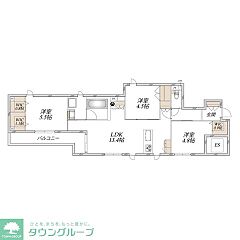 物件の間取り