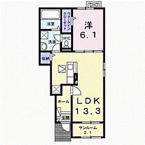 長野県上田市芳田（賃貸アパート1LDK・1階・50.01㎡） その2