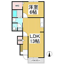 プリムヴェールＢ　（大屋）  ｜ 長野県上田市芳田（賃貸アパート1LDK・1階・45.39㎡） その2