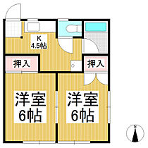 サニーハイツＫ  ｜ 長野県上田市上田原（賃貸アパート2K・2階・34.00㎡） その2