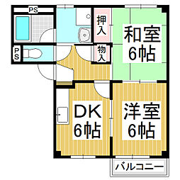 間取図画像 2DK