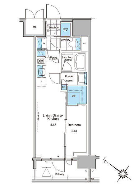 ルフォンプログレ西大井プレミア 1104｜東京都品川区西大井１丁目(賃貸マンション1LDK・11階・32.29㎡)の写真 その2