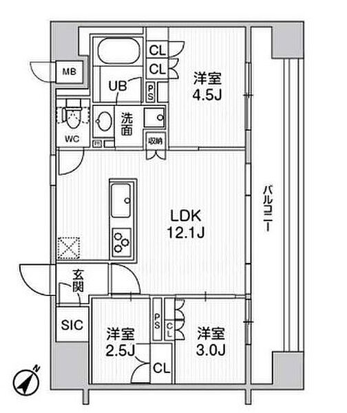 ｎｉｄｏ ＳＵＧＡＭＯ(ニドスガモ) 1004｜東京都豊島区巣鴨２丁目(賃貸マンション3LDK・10階・51.26㎡)の写真 その2