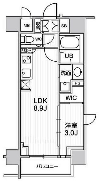 シーズンフラッツ大森ブライト 602｜東京都品川区南大井６丁目(賃貸マンション1LDK・6階・30.71㎡)の写真 その2