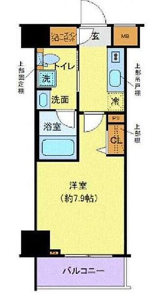 クレヴィスタ押上 808｜東京都江東区亀戸３丁目(賃貸マンション1K・8階・25.62㎡)の写真 その2