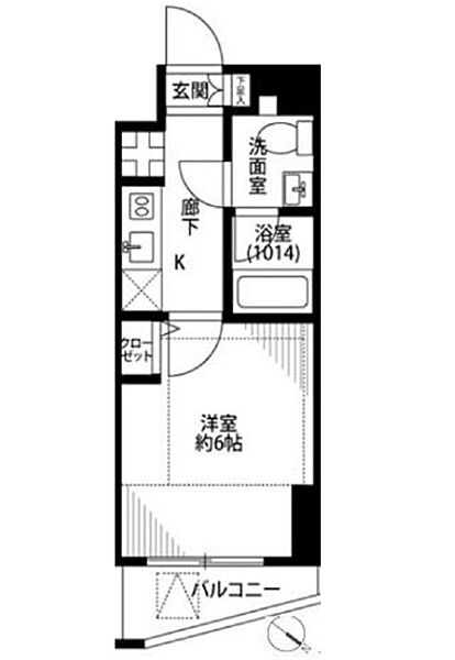 プレール・ドゥーク豊洲 706｜東京都江東区枝川１丁目(賃貸マンション1K・7階・20.84㎡)の写真 その2