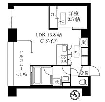 オレア日本橋浜町 803 ｜ 東京都中央区日本橋浜町１丁目11-10（賃貸マンション1LDK・8階・40.84㎡） その2