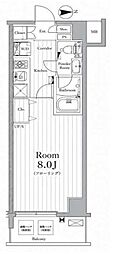 MAKESDesign森下 1Kの間取図画像
