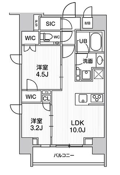 シーズンフラッツ大森ブライト 501｜東京都品川区南大井６丁目(賃貸マンション2LDK・5階・42.99㎡)の写真 その2