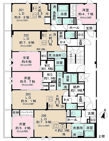 ユアメゾン立教通り 201｜東京都豊島区西池袋５丁目(賃貸マンション1LDK・2階・41.02㎡)の写真 その2