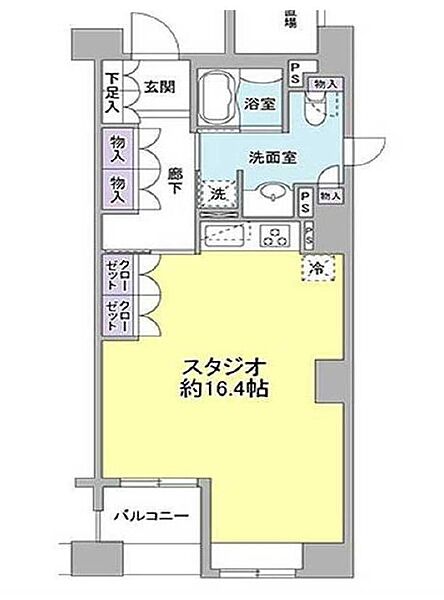 パークフラッツ銀座イースト 401｜東京都中央区湊３丁目(賃貸マンション1R・4階・46.24㎡)の写真 その2