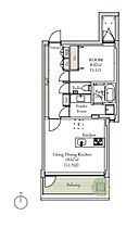 AUBE TAKANAWA（オーブ高輪） 302 ｜ 東京都港区高輪４丁目11-23（賃貸マンション1LDK・3階・47.46㎡） その2