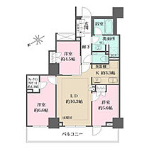 ザ・パークハウス三田ガーデン レジデンス＆タワー 1010 ｜ 東京都港区三田５丁目2-22（賃貸マンション3LDK・10階・70.21㎡） その2