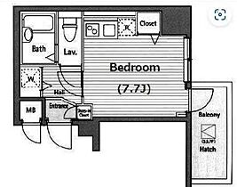 グランド・ガーラ西麻布 8F ｜ 東京都港区西麻布１丁目12-3（賃貸マンション1R・8階・21.54㎡） その2