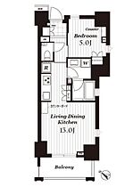 オープンレジデンシア品川 12F ｜ 東京都品川区北品川１丁目22-19（賃貸マンション1LDK・12階・42.45㎡） その2