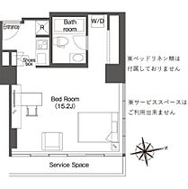 ウエリスアーバン品川タワー 1813 ｜ 東京都港区港南４丁目1-6（賃貸マンション1R・18階・38.02㎡） その2