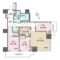 物件の間取り