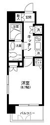 プライムアーバンタマチ 1Kの間取図画像