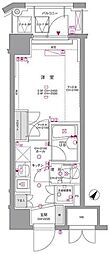 セジョリ大崎 1Kの間取図画像