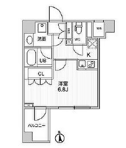 ＡＬＴＥＲＮＡ神楽坂II（オルタナ神楽坂II） 510｜東京都新宿区西五軒町(賃貸マンション1K・5階・25.01㎡)の写真 その2