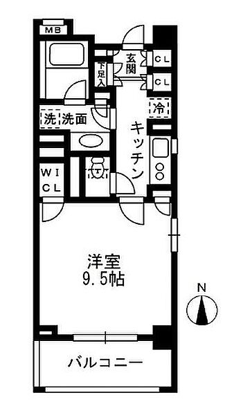 レジディア中落合　B棟 B208｜東京都新宿区中落合１丁目(賃貸マンション1K・2階・32.79㎡)の写真 その2